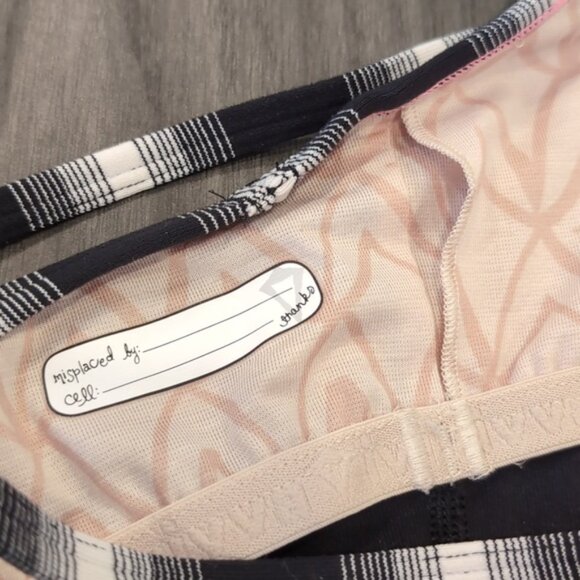 3/$20 IVIVVA By Lululemon Striped Racerback Tank Top Athletic Yoga Gymnastics - Picture 9 of 12